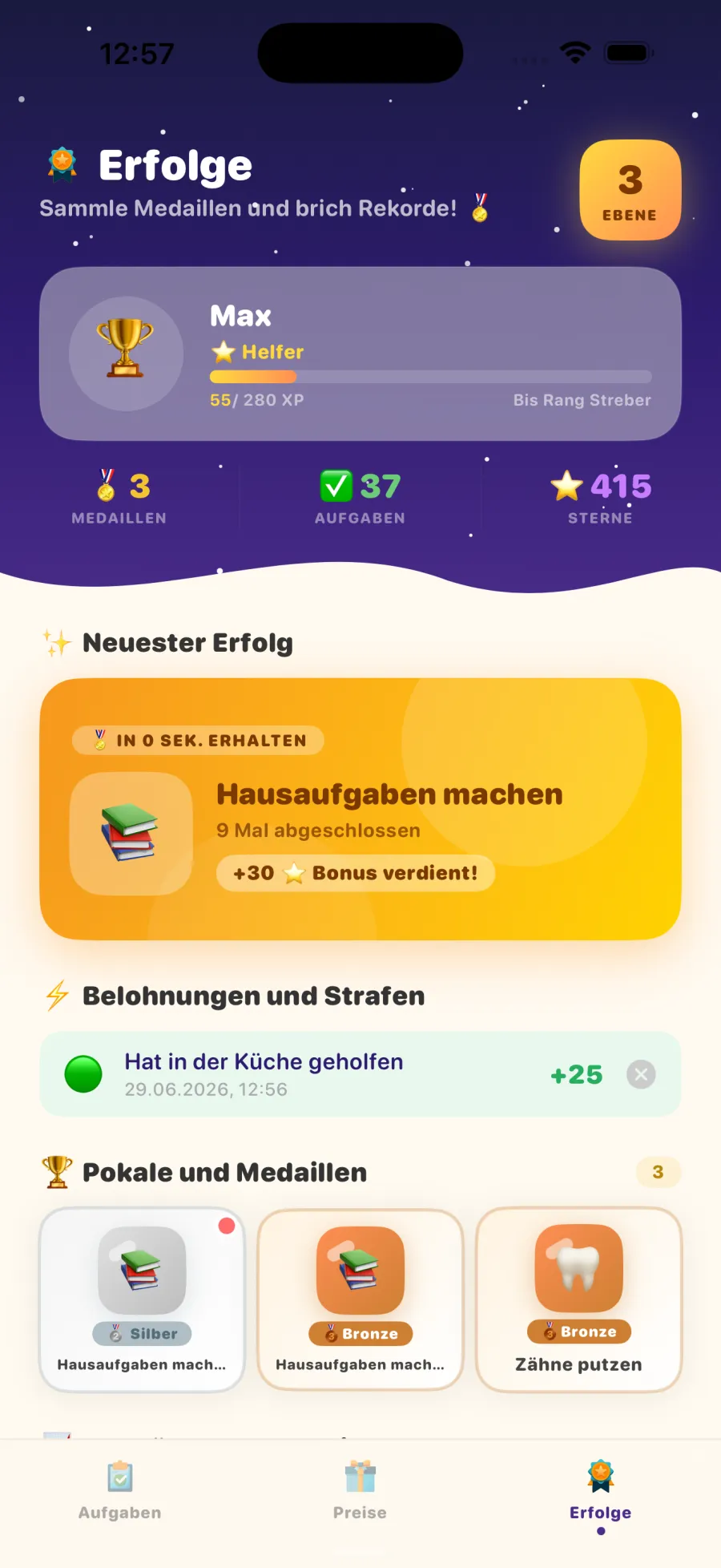 Child Achievements