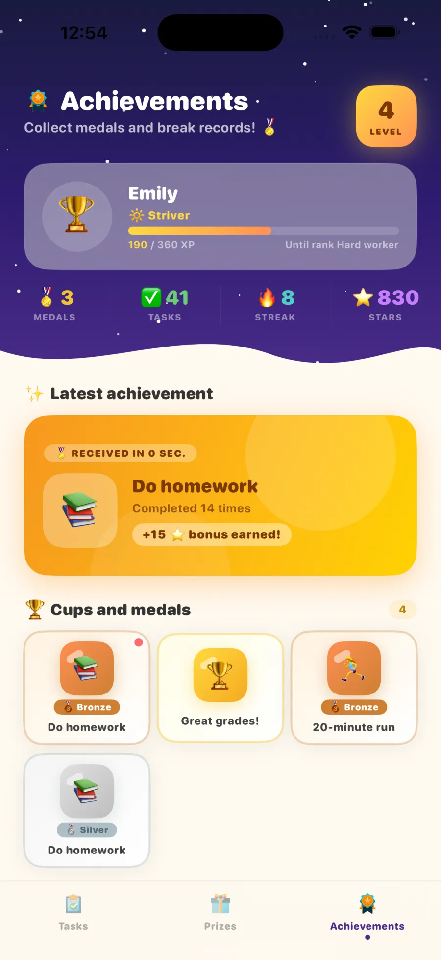 Child Achievements