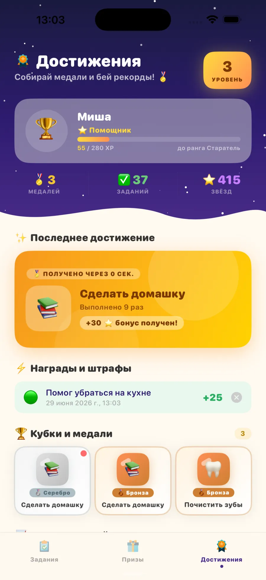 Child Achievements